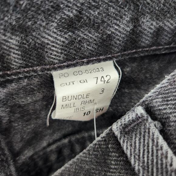 Vintage 90s Gitano Black Wash High Rise Tapered Leg Denim Jeans 2 80s - Picture 8 of 9